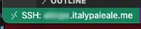 Indicator that there's a remote session active Indicator that there's a remote session active