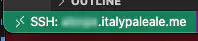 Indicator that there's a remote session active Indicator that there's a remote session active